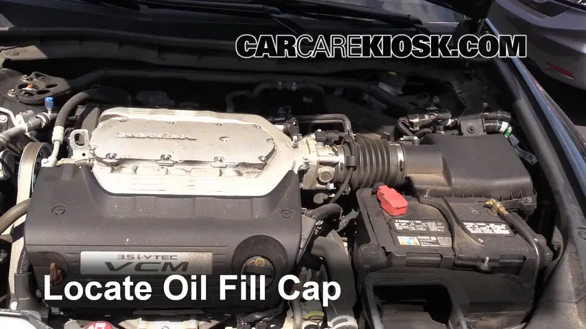 2012 Honda Accord EX-L 3.5L V6 Sedan Oil Add Oil